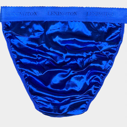 Elite Signature Satin Panty - Royal Blue - Lexington Intimates