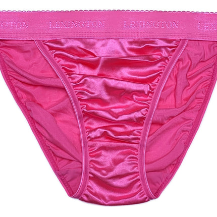 Elite Signature Satin Panty - Pink - Lexington Intimates