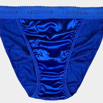 Elite Signature Satin Panty - Royal Blue - Lexington Intimates