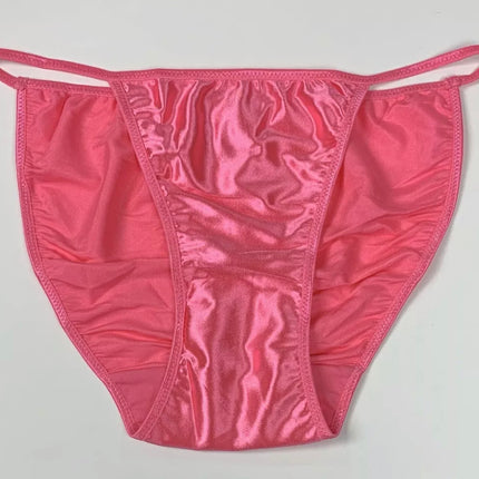 5-Pack | Second Skin Satin String Bikini - Lexington Intimates
