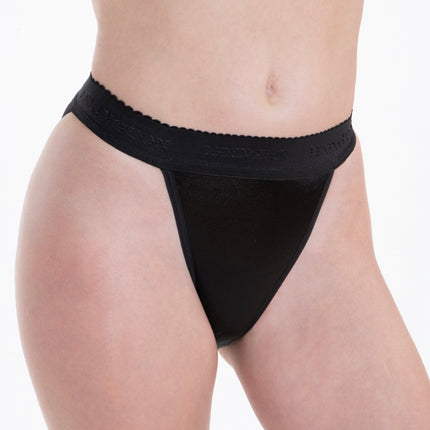 Rio Signature Satin Panty - Black - Lexington Intimates