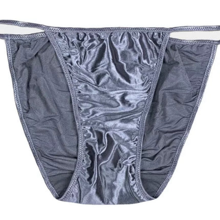 5-Pack | Second Skin Satin String Bikini - Lexington Intimates