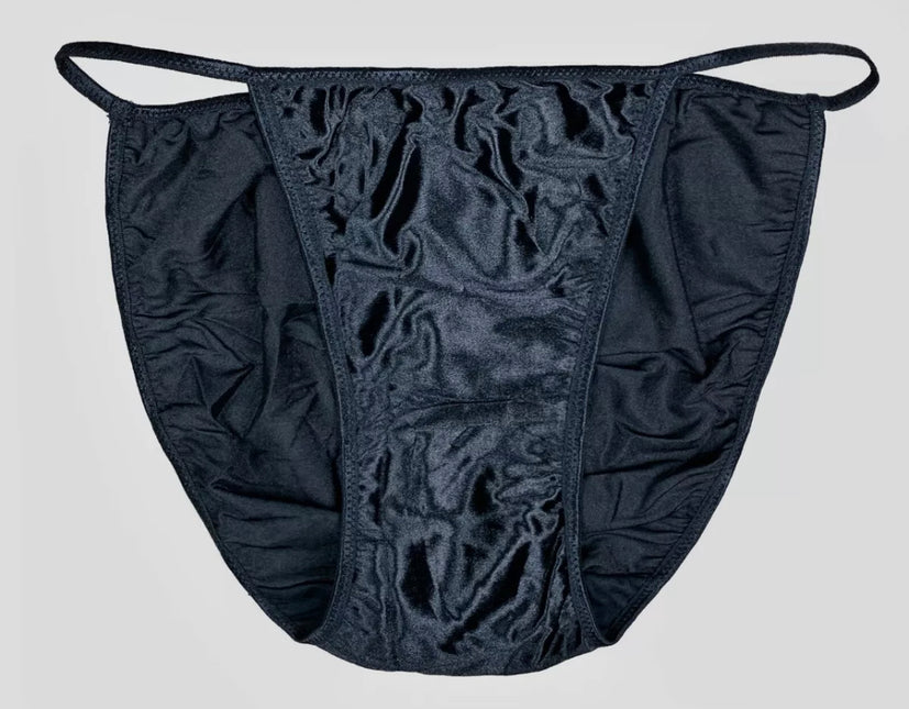 5-Pack | Second Skin Satin String Bikini - Lexington Intimates