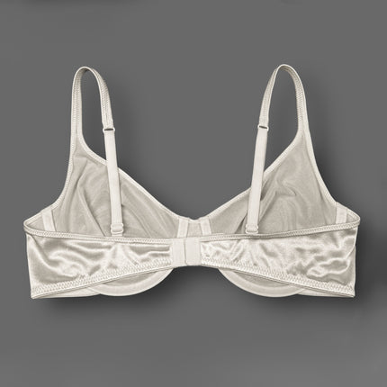 Unlined Seamless Satin Bra