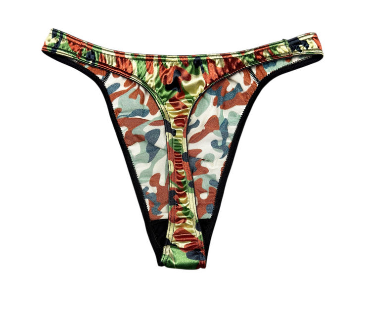 Second Skin Satin Thong