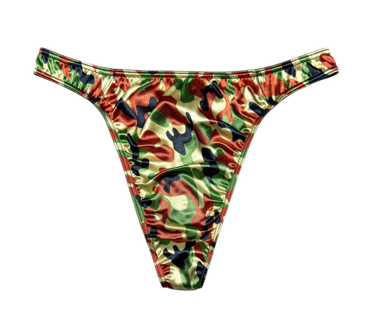 Second Skin Satin Thong