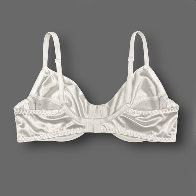 Retro Unlined Satin Bra