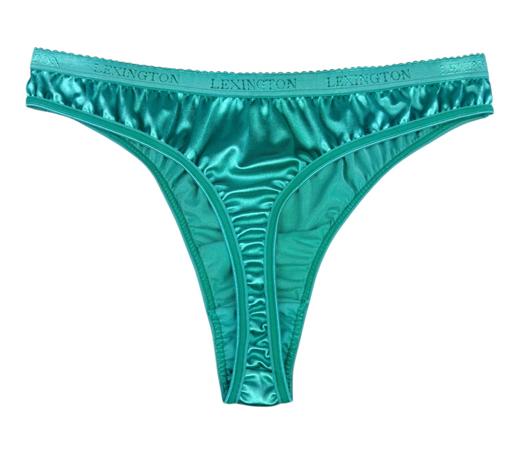 Signature Satin Thong