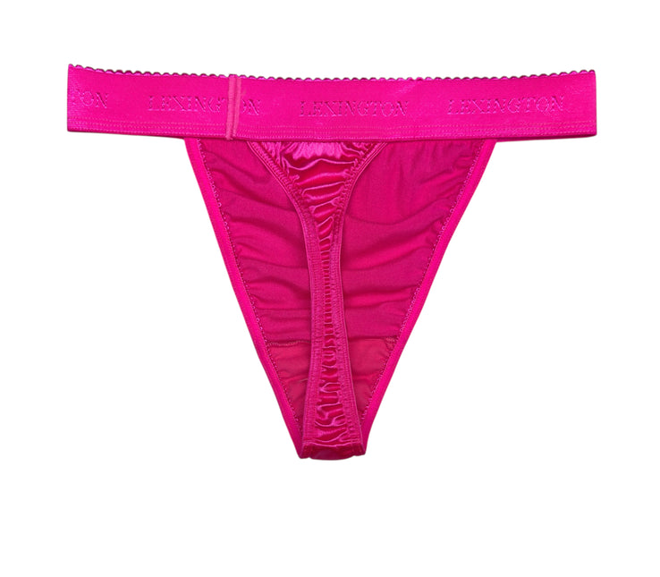 Rio Signature Waistband Satin Thong