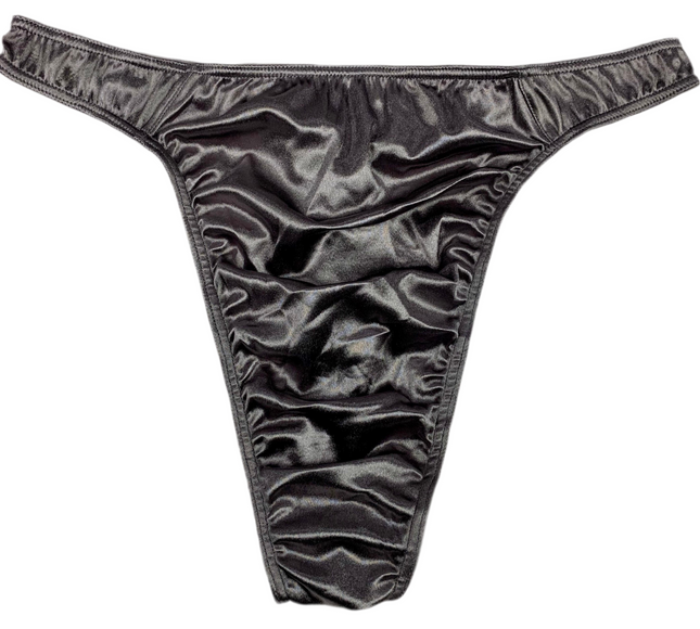 Second Skin Satin Thong