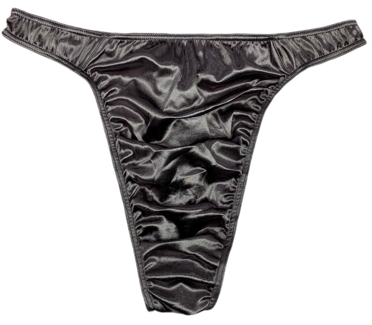 Second Skin Satin Thong