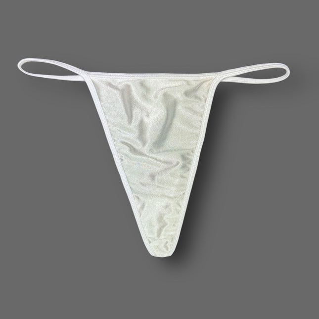 Satin V-String Thong Hi-Cut