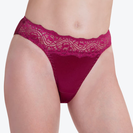 Lace Top Satin Panty