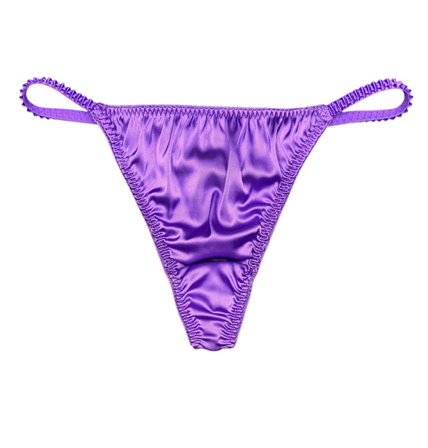 Classic Satin String Thong