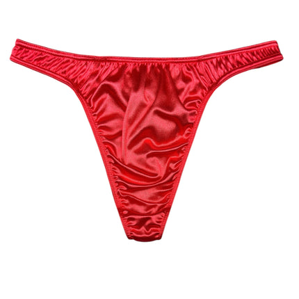 Second Skin Satin Thong