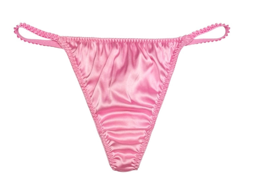 Classic Satin String Thong