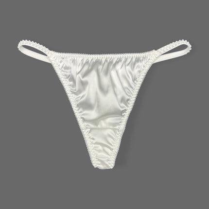 Classic Satin String Thong