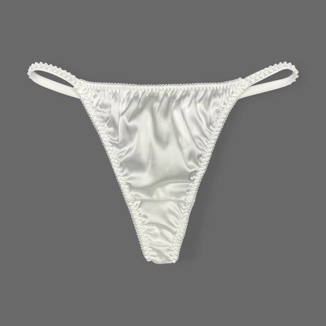 Classic Satin String Thong