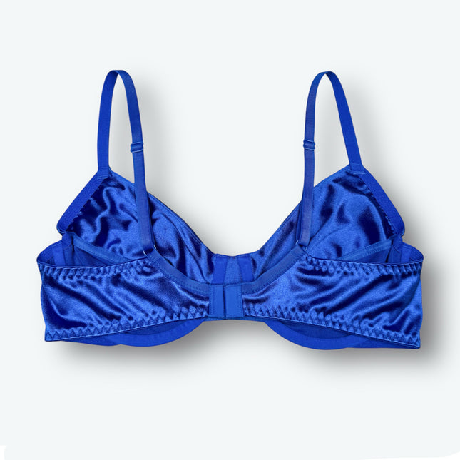Retro Unlined Satin Bra