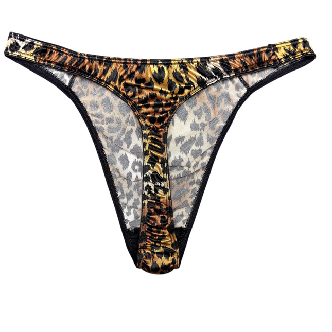 Second Skin Satin Thong