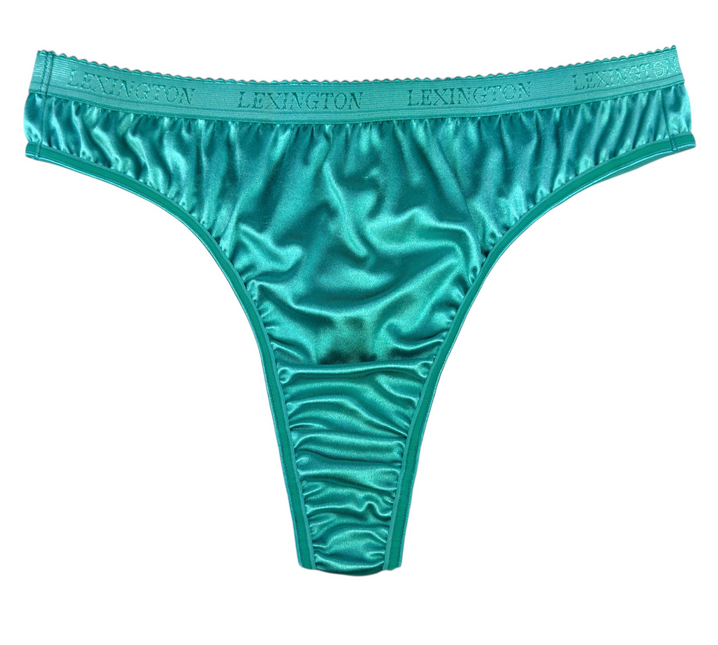 Signature Satin Thong