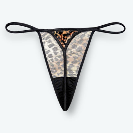 Satin V-String Thong Hi-Cut