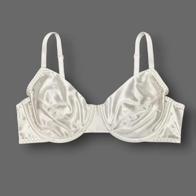 Retro Unlined Satin Bra