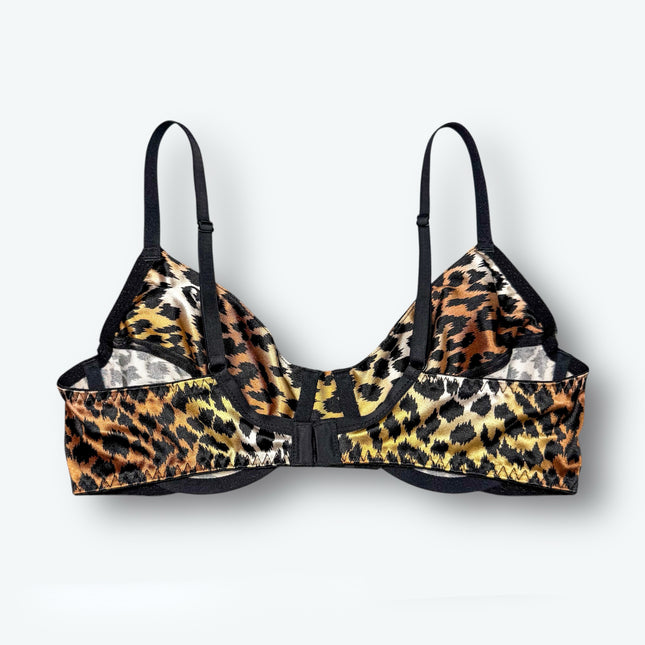 Retro Unlined Satin Bra