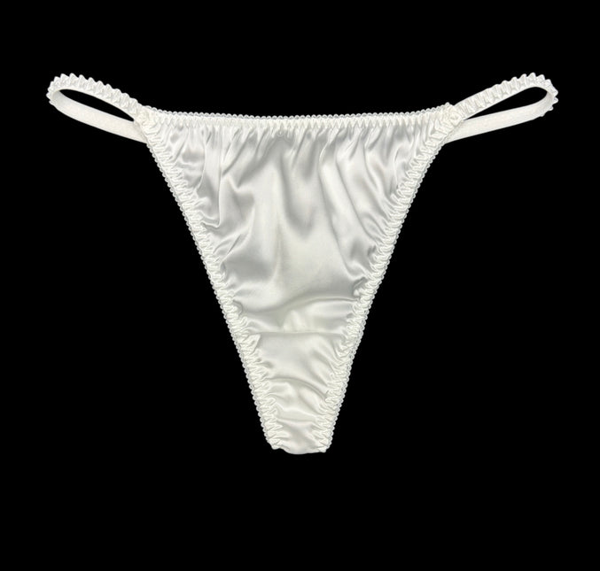 Classic Satin String Thong