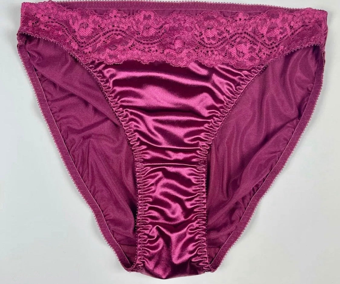 4-Pack Satin & Lace Panty