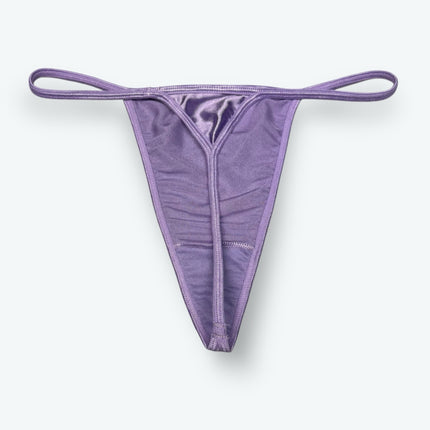 Satin V-String Thong Hi-Cut