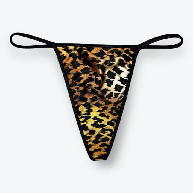 Satin V-String Thong Hi-Cut