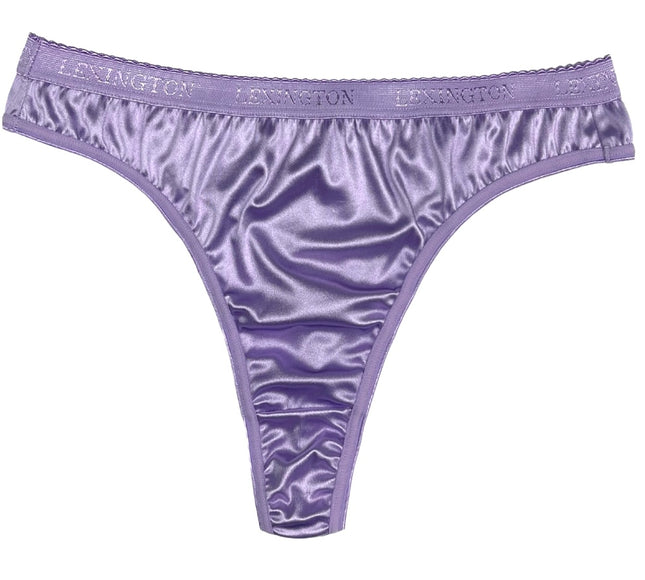 Signature Satin Thong - Lexington Intimates