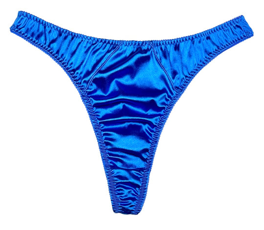 Retro Satin Thong - Lexington Intimates