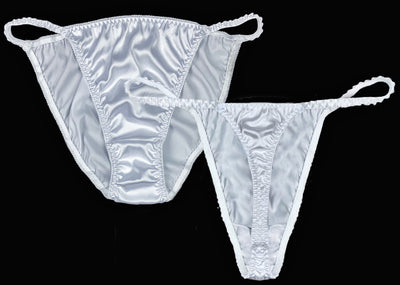 Luxe Satin String Bikini & Thong | Combo Pack - Lexington Intimates