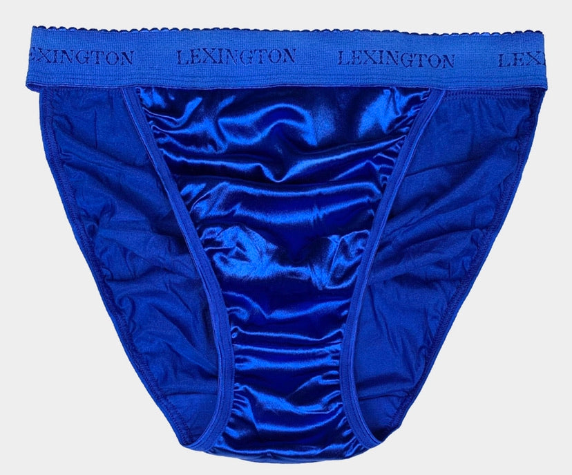 Elite Signature Satin Panty - Royal Blue - Lexington Intimates