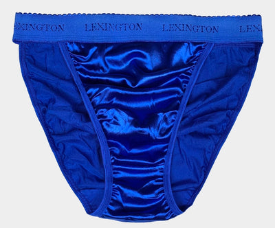 Elite Signature Satin Panty - Royal Blue - Lexington Intimates