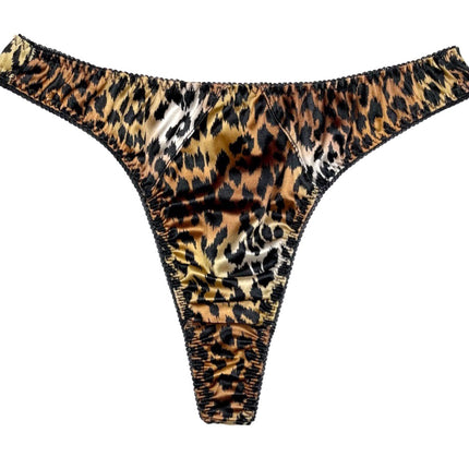 Retro Satin Thong - Lexington Intimates