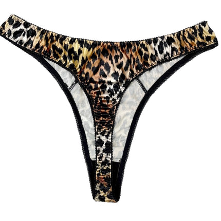 Retro Satin Thong - Lexington Intimates
