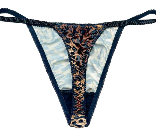 Classic Satin String Thong - Lexington Intimates