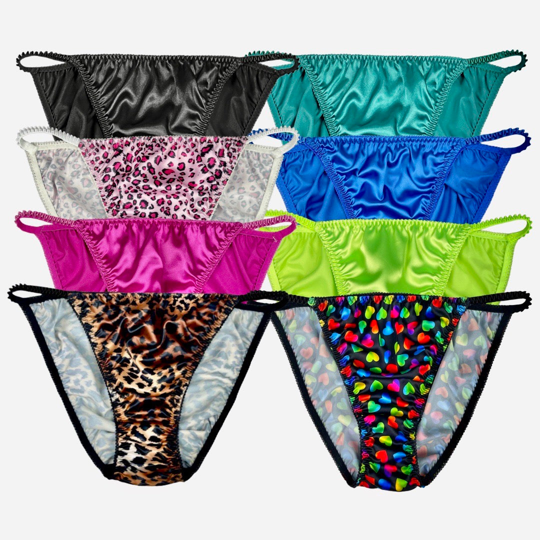 String Swimwear Classic Satin String Bikini 8-Pack – Lexington Intimates
