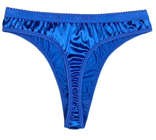 Signature Satin Thong - Lexington Intimates
