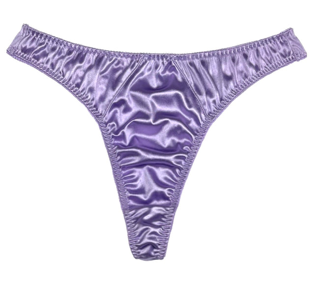 Retro Satin Thong - Lexington Intimates