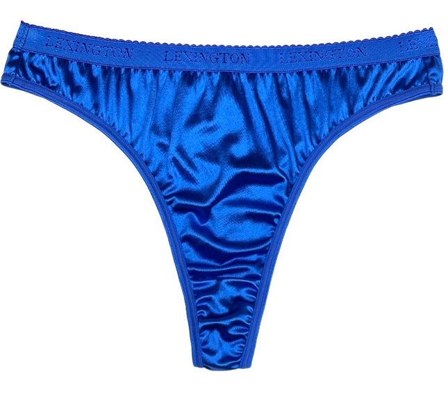 Signature Satin Thong - Lexington Intimates