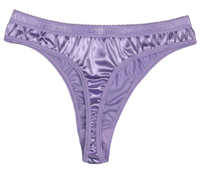 Signature Satin Thong - Lexington Intimates