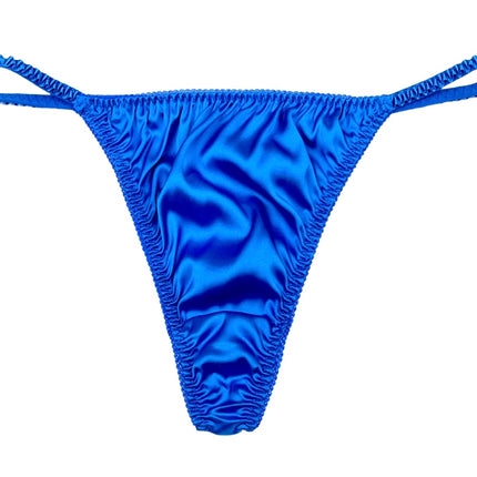 Classic Satin String Thong - Lexington Intimates