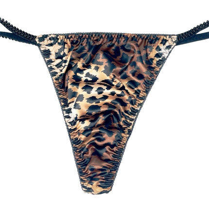 Classic Satin String Thong - Lexington Intimates