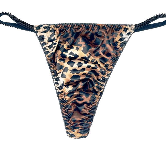 Classic Satin String Thong - Lexington Intimates