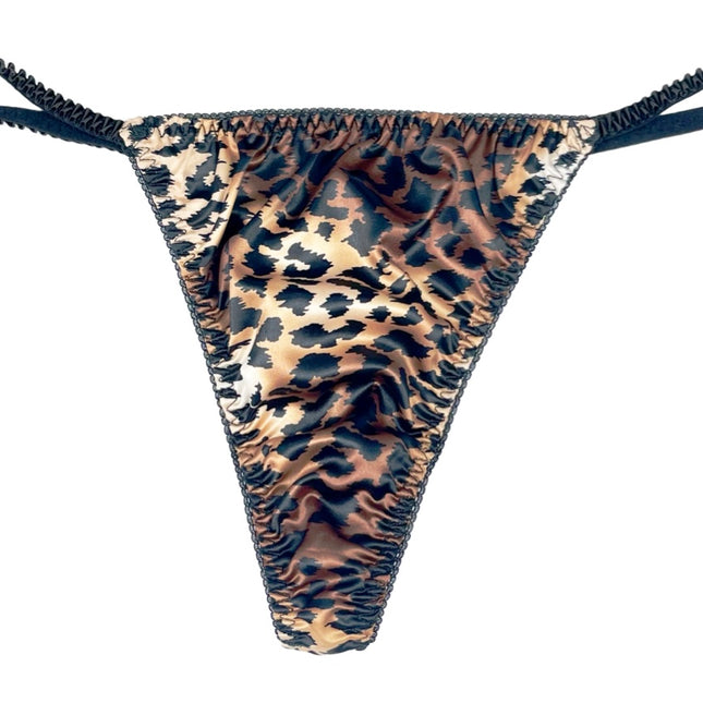 Classic Satin String Thong - Lexington Intimates
