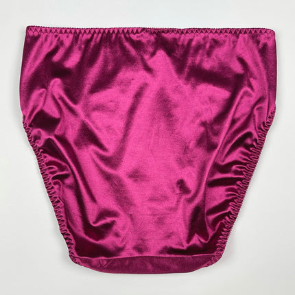 Hi-Cut Satin Panty Ruched Accents - Lexington Intimates